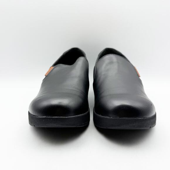 Revere Womens Panama Sneakers US 11 M EU 42 Black Leather Slip On NIB - Picture 6 of 12